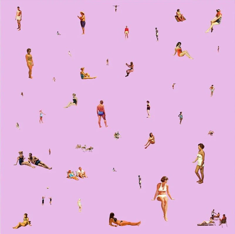 Bespoke Frame, Bathers on Pink - Versus Arts | Framing & Gallery