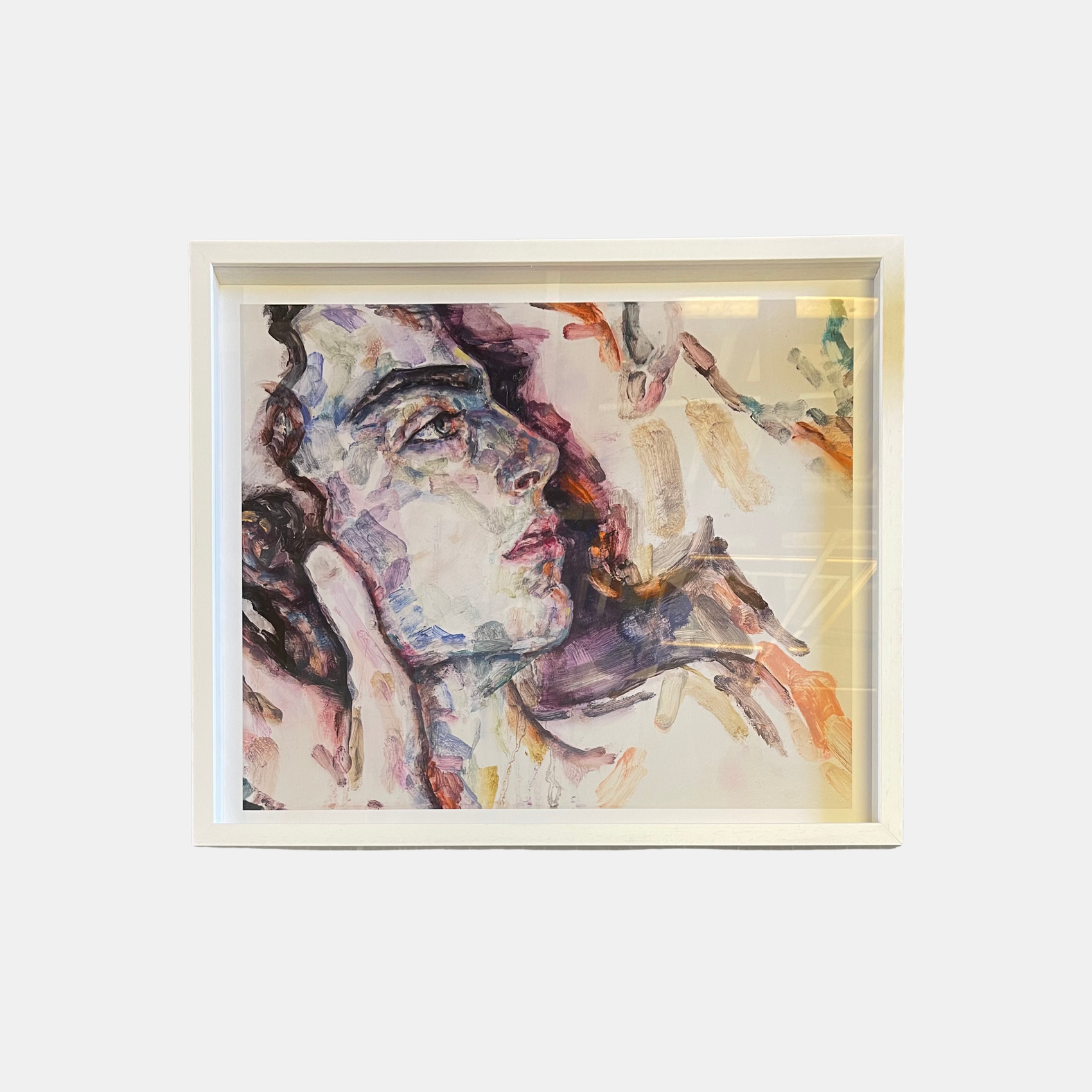 Custom picture frame with museum glass – handcrafted in at our London frame shop