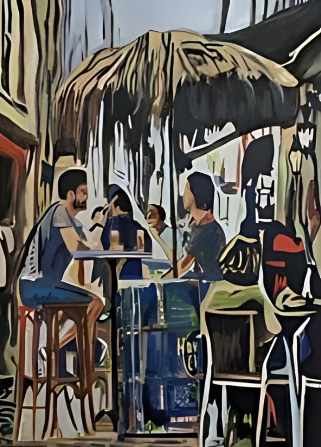 Artwork with custom frame