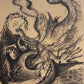 Hungry by Polina Gazeeva, 2026, charcoal on paper, 42 x 59.4 cm