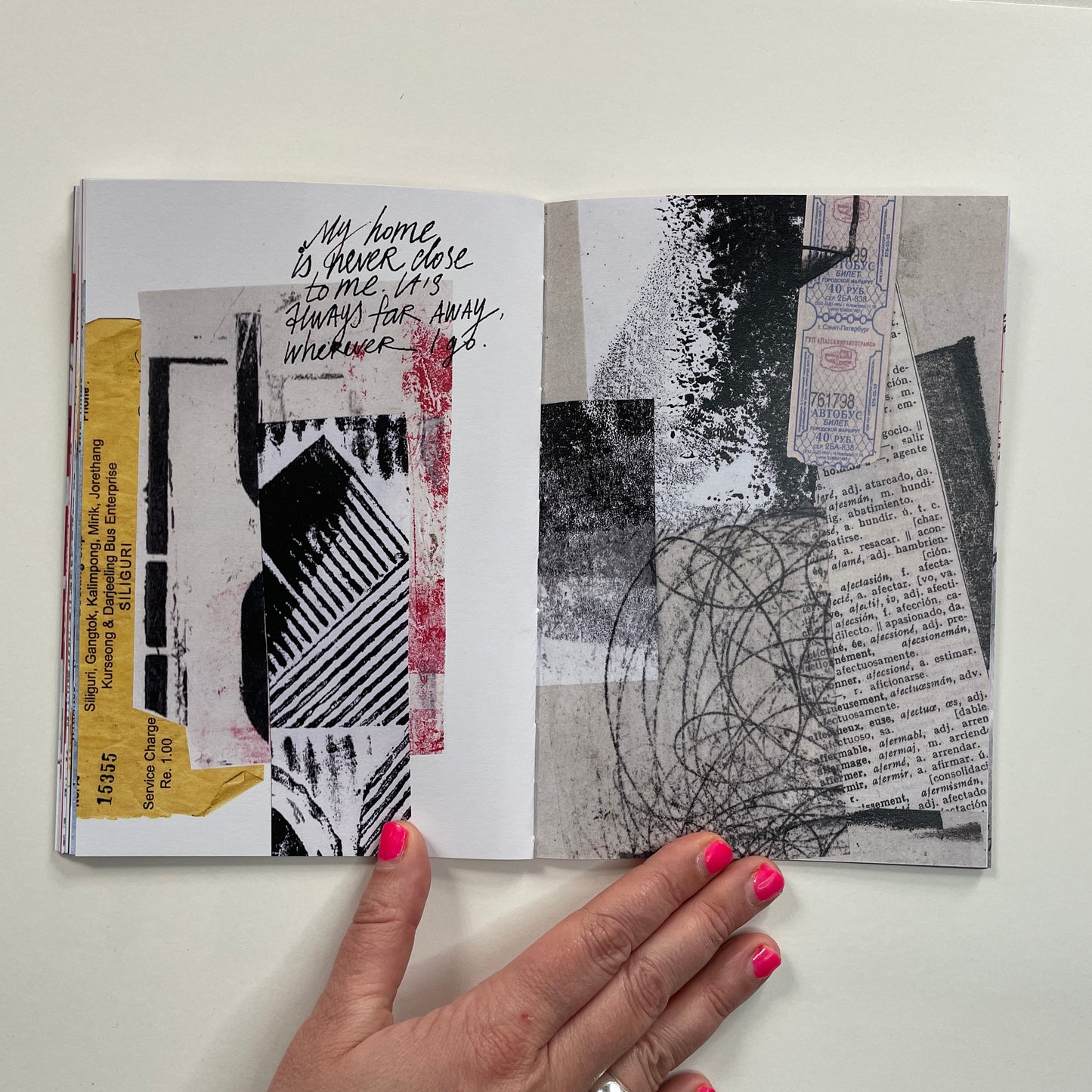 Nowhere to Go but Anywhere / Artist Book