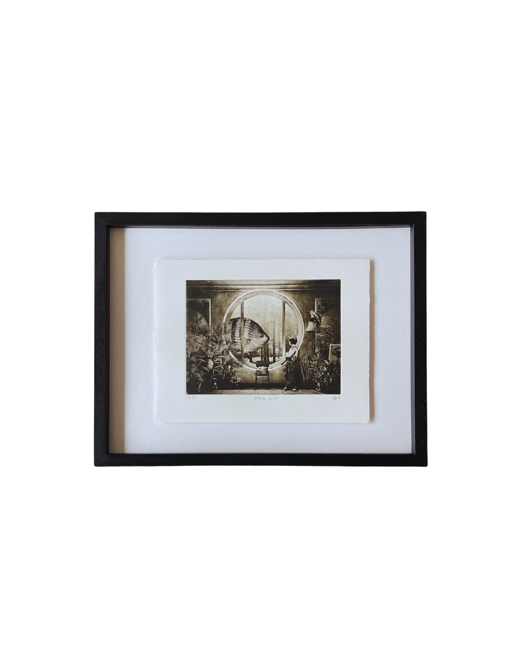 custom box frame in London framing shop