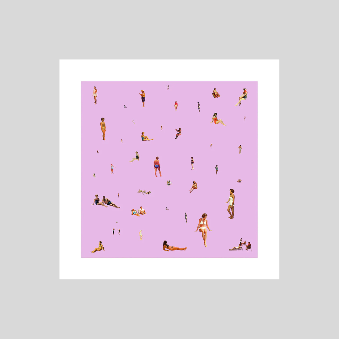 Bathers on Pink